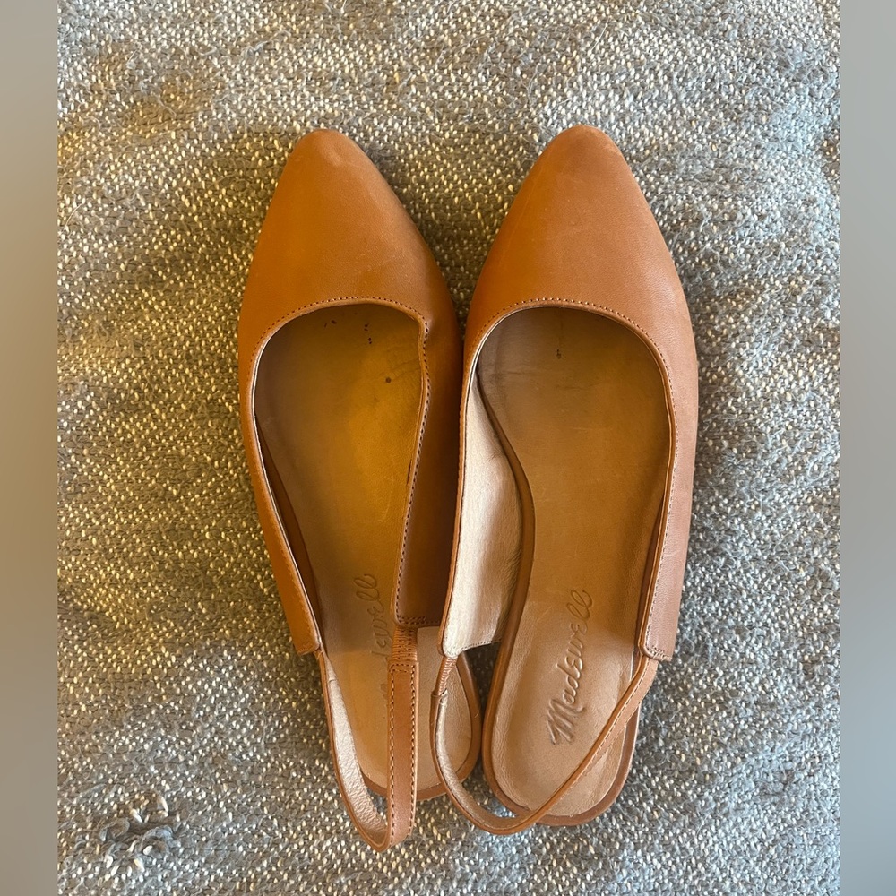 Madewell Slignback Brown Flats